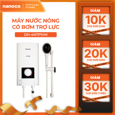 Máy nước nóng Panasonic DH-4NTP1VM dòng cao cấp  (4500W, có bơm trợ lực) - KHÔNG GỒM CHI PHÍ LẮP ĐẶT