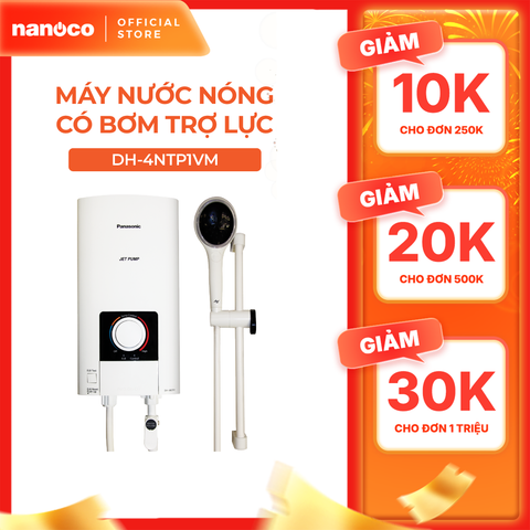 Máy nước nóng Panasonic DH-4NTP1VM dòng cao cấp  (4500W, có bơm trợ lực) - KHÔNG GỒM CHI PHÍ LẮP ĐẶT