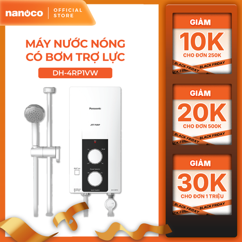 Máy nước nóng Panasonic DH-4RP1VW  (4500W, có bơm trợ lực) - KHÔNG GỒM PHÍ LẮP