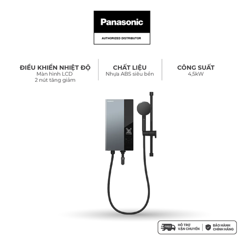 Máy nước nóng Panasonic model DH-4UDP1VZ/ DH-4UD1VZ màu đen xanh (bơm và không bơm) - KO GỒM CP LẮP