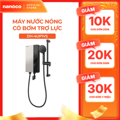 Máy nước nóng Panasonic model DH-4UP1VW/ DH-4UP1VS có bơm trợ lực(4500W, màu trắng/ xám)-KO BG CPLẮP