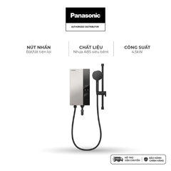 Máy nước nóng Panasonic model DH-4UP1VW/ DH-4UP1VS có bơm trợ lực(4500W, màu trắng/ xám)-KO BG CPLẮP