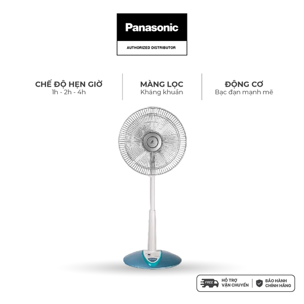 Quạt đứng Panasonic model F-307KHS/ F-307KHB 37W màu xanh, bạc