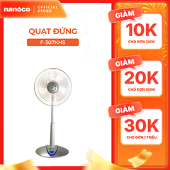 Quạt đứng Panasonic model F-307KHS/ F-307KHB 37W màu xanh, bạc