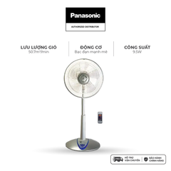 Quạt đứng Panasonic model F-307KHS/ F-307KHB 37W màu xanh, bạc