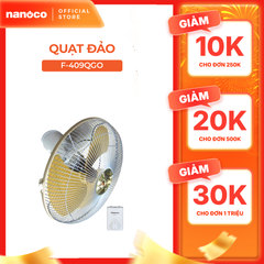 Quạt đảo Panasonic model F-409Q ( màu xanh, màu vàng  - 5 chế độ gió  - 45W) - KHÔNG GỒM PHÍ LẮP