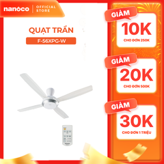 Quạt trần Panasonic model F-56XPG (màu đen, màu trắng - 3 chế độ gió - 59W) - KHÔNG GỒM  PHÍ LẮP
