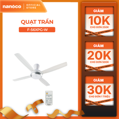 Quạt trần Panasonic model F-56XPG (màu đen, màu trắng - 3 chế độ gió - 59W) - KHÔNG GỒM  PHÍ LẮP