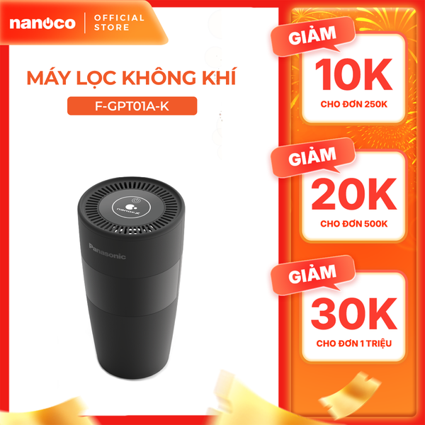 Máy lọc không khí và khử mùi Panasonic model F-GPT01A (sản phẩm phù hợp dùng trong xe hơi)