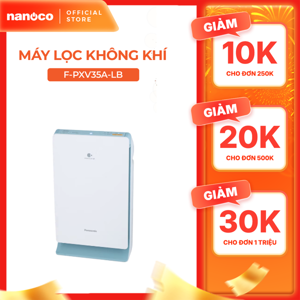 Máy lọc không khí Panasonic model F-PXV35A (công nghệ lọc nanoe™, cảm biến mùi)