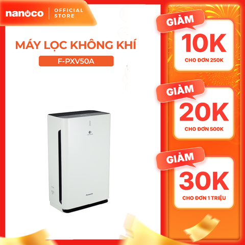 Máy lọc không khí Panasonic model F-PXV50A (công nghệ lọc Nanoe X, cảm biến bụi)