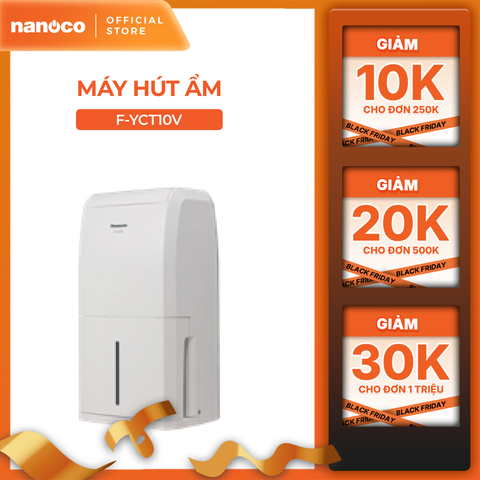 Máy hút ẩm Panasonic model F-YCT10V khả năng hút ẩm 10 lít/ ngày (màng lọc 4 trong 1)