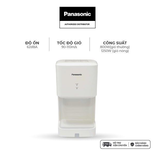 Máy sấy tay Panasonic FJ-T09A3 màu trắng, công suất 1020W - GIÁ KHÔNG BAO GỒM CHI PHÍ LẮP ĐẶT