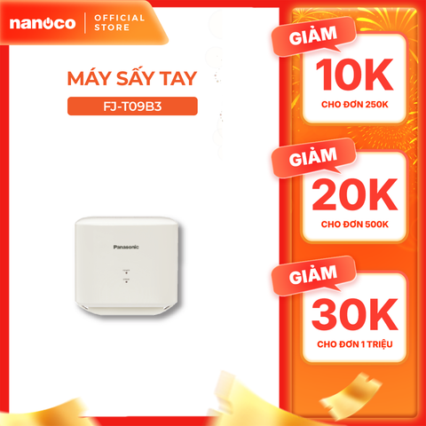 Máy sấy tay không khay nước Panasonic FJ-T09B3 màu trắng, công suất 650W-1020W - KHÔNG GỒM PHÍ LẮP