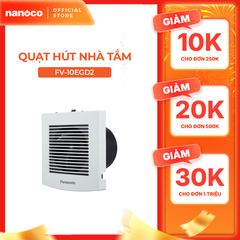 Quạt hút Panasonic dùng cho nhà tắm model FV-1*EGD2 ( 4.1W - 5.7W) - KHÔNG GỒM PHÍ LẮP
