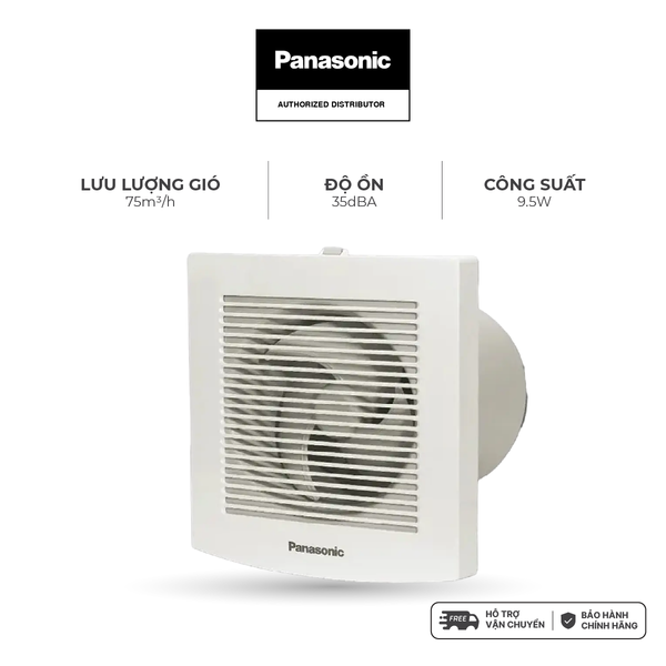Quạt hút Panasonic dùng cho nhà tắm dòng EGS1 model FV-EGS1 ( 5.5W - 6.2W) - KHÔNG GỒM PHÍ LẮP