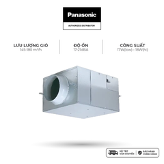 Quạt hút Panasonic dòng Cabinet model FV-NS/NF  (Công suất: 17W - 18W) - KHÔNG GỒM CHI PHÍ LẮP ĐẶT