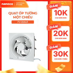 Quạt hút Panasonic dòng ốp tường một chiều - ko lưới model FV-20AU1 (18W) - KHÔNG GỒM PHÍ LẮP
