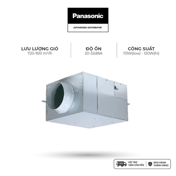 Quạt hút Panasonic dòng Cabinet model FV-NS/NF  (Công suất: 17W - 18W) - KHÔNG GỒM CHI PHÍ LẮP ĐẶT