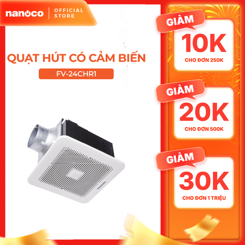 Quạt hút Panasonic dòng dòng quạt hút có sensor chuyển model FV-24CHR1 (17W) - KHÔNG GỒM PHÍ LẮP