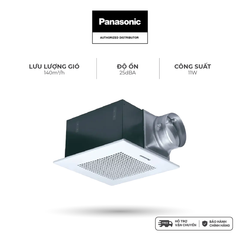 Quạt hút Panasonic dòng dòng quạt hút có sensor chuyển model FV-24CURV1  (11W) - KHÔNG GỒM CP LẮP