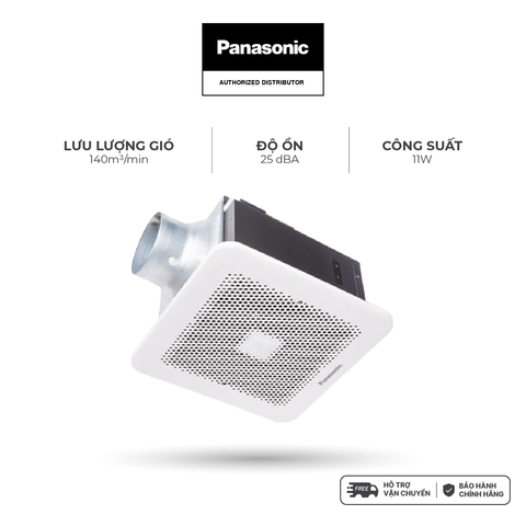 Quạt hút Panasonic dùng cho dòng âm trần dùng với ống dẫn model FV-24CURV2 (11W) - KHÔNG GỒM CP LẮP