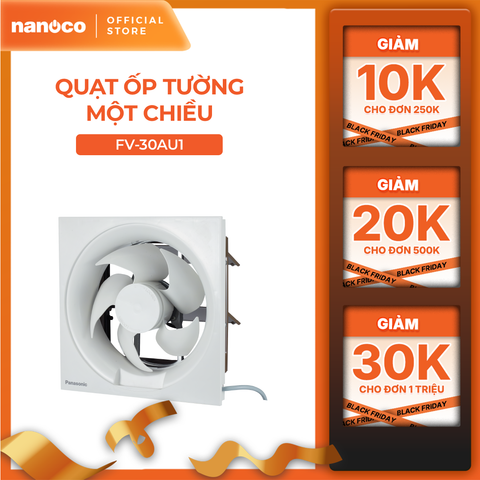 Quạt hút Panasonic dùng cho dòng âm trần dùng với ống dẫn model FV-30AU1 (28W) - KHÔNG GỒM CP LẮP