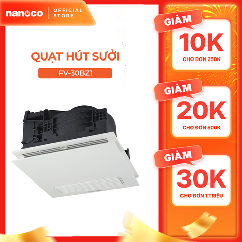 Quạt hút Panasonic dòng Thông gió - Sưởi ấm model FV-30BZ1 (23W-1380W) - KHÔNG GỒM CP LẮP
