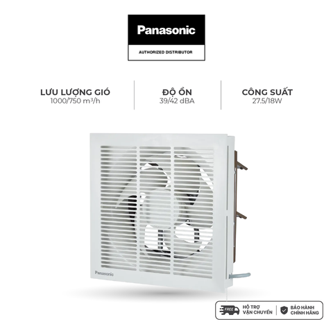 Quạt hút Panasonic dòng 2 chiều- có lưới model FV-30RL1 (Công suất: 18W) - KHÔNG GỒM PHÍ LẮP ĐẶT
