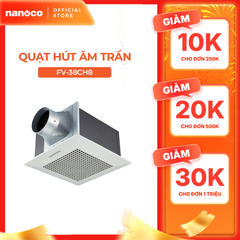 Quạt hút Panasonic dòng âm trần có ống dẫn model FV-CH/CD  (Công suất: 23W - 28W) - KHÔNG BAO GỒM LẮP ĐẶT