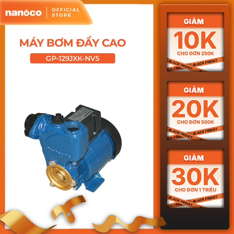 Máy bơm nước Panasonic dòng bơm đẩy cao model GP-129JXK (công suất 125W) - KHÔNG GỒM PHÍ LẮP