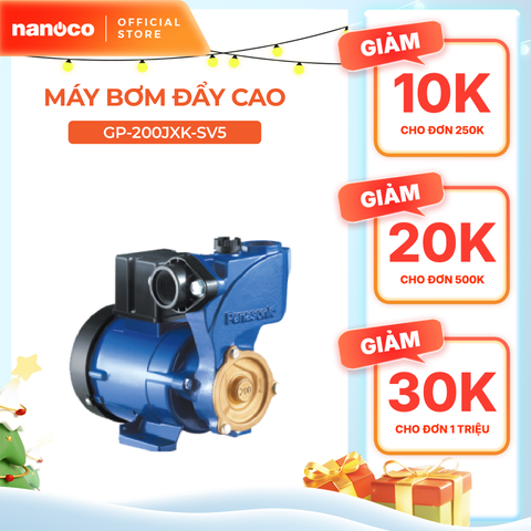 Máy bơm nước Panasonic dòng bơm đẩy cao model GP-200JXK (công suất 200W) - GIÁ CHƯA GỒM PHÍ LẮP ĐẶT