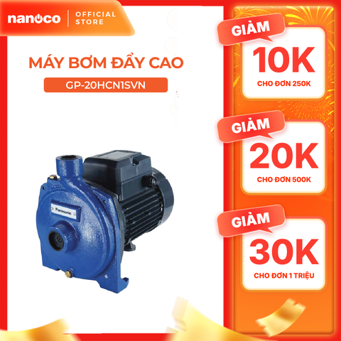 Máy bơm nước Panasonic dòng bơm đẩy cao model GP-HCN1SVN (740W, 1110W, 1480W) - KHÔNG GỒM PHÍ LẮP