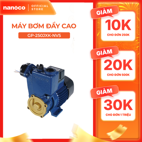 Máy bơm nước Panasonic dòng bơm đẩy cao model GP-250JXK (công suất 250W) - KHÔNG BAO GỒM LẮP ĐẶT