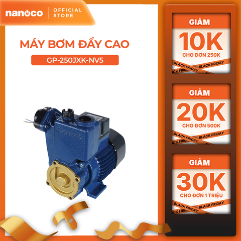 Máy bơm nước Panasonic dòng bơm đẩy cao model GP-250JXK (công suất 250W) - KHÔNG BAO GỒM LẮP ĐẶT