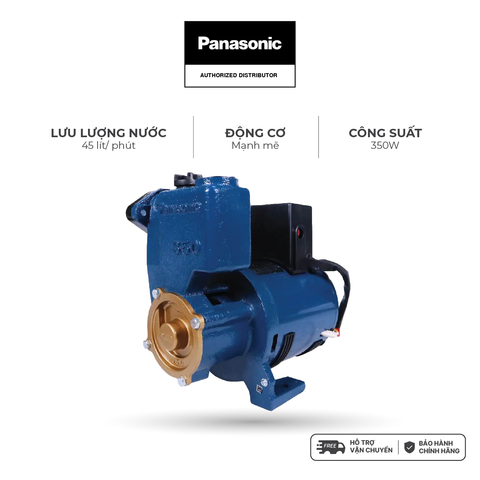 Máy bơm nước Panasonic dòng bơm đẩy cao model GP-350JA (công suất 350W) - KHÔNG GỒM PHÍ LẮP ĐẶT