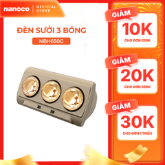 Đèn sưởi gắn tường 3 bóng 825W Nanoco model NBH641S/NBH650G/NBH626G