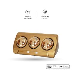 Đèn sưởi gắn tường 3 bóng 825W Nanoco model NBH641S/NBH650G/NBH626G