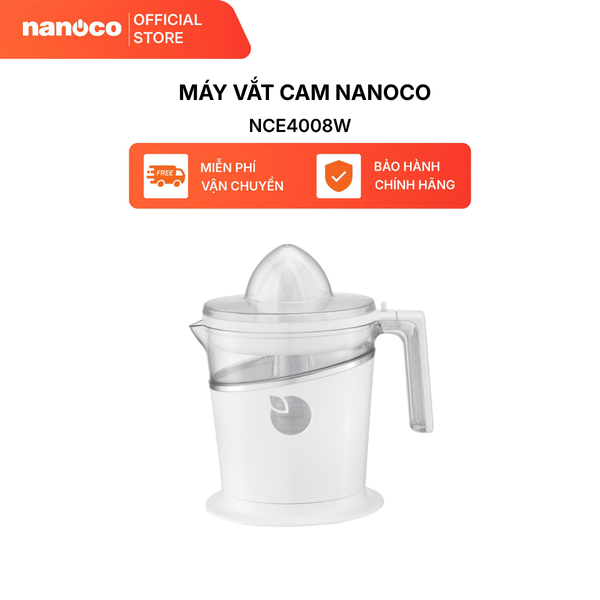 Máy vắt cam NCE4008* Nanoco 0.8L – Nhỏ gọn, vắt kiệt nước, dễ dàng sử dụng
