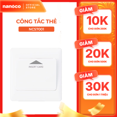 Công tắc thẻ Nanoco Model NCS7001 ( 20A 250V)