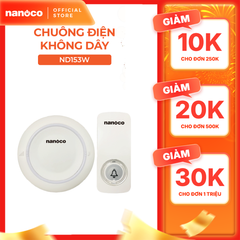 Chuông điện không dây Nanoco model ND153 (không dây không pin)