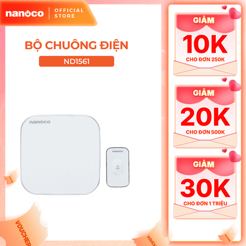 Chuông điện không dây Nanoco model ND1561/ ND1571