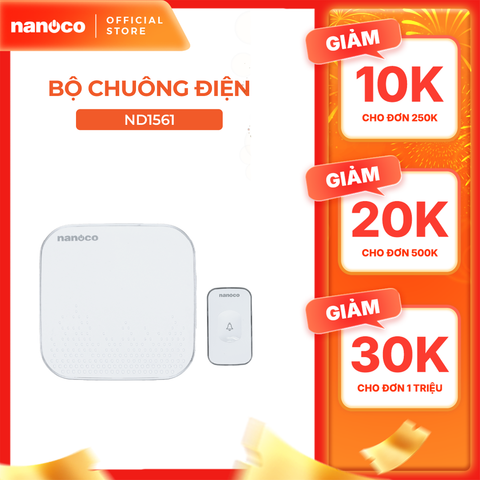 Chuông điện không dây Nanoco model ND1561/ ND1571