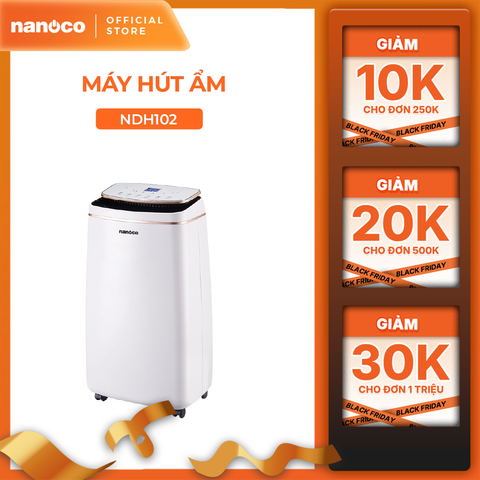 Máy hút ẩm Nanoco model NDH102/ NDH163/ NDH205/ NDH256