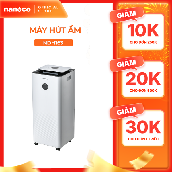 Máy hút ẩm Nanoco model NDH102/ NDH163/ NDH205/ NDH256