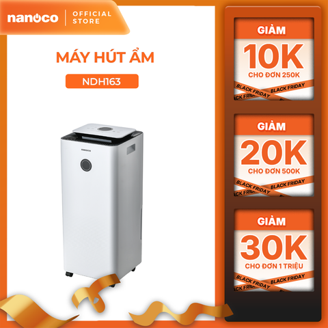 Máy hút ẩm Nanoco model NDH102/ NDH163/ NDH205/ NDH256