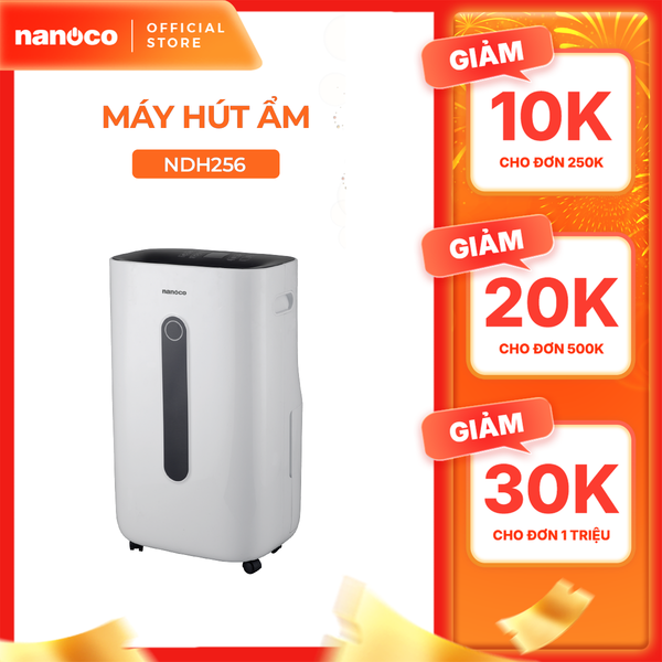 Máy hút ẩm Nanoco model NDH102/ NDH163/ NDH205/ NDH256