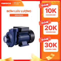 Máy bơm nước Nanoco dòng bơm lưu lượng model NDK1100/NDK1500 (công suất 1100W VÀ 1500W)