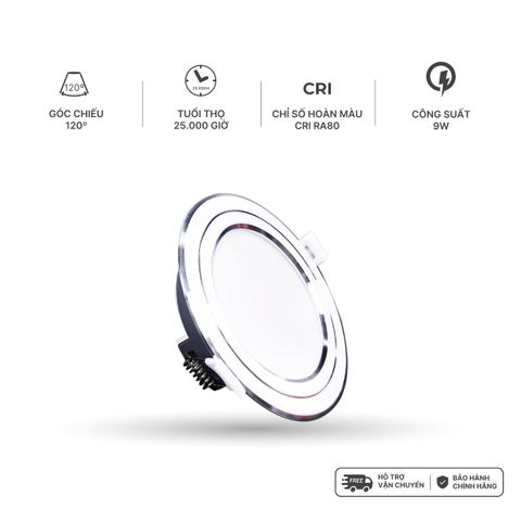 Đèn LED Downlight 9W Nanoco 3S Series 4 chế độ màu NDL09CW90/NDL09CS90/NDL09CG90