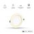 Đèn âm trần Nanoco ECO Metal Series 10W viền kim loại tiết kiệm điện